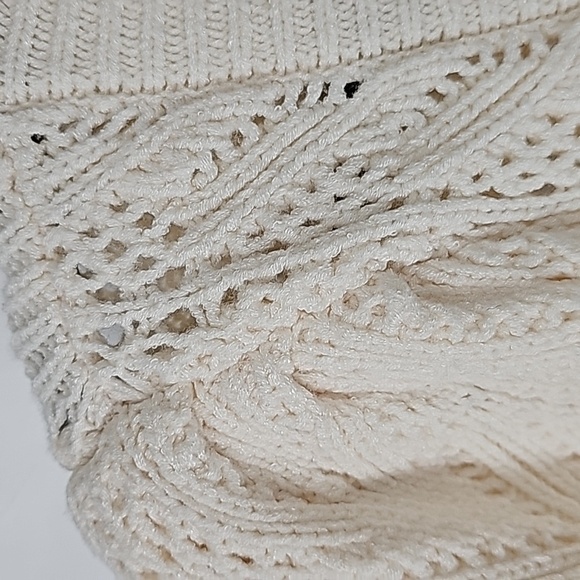 Express Loose Knit Crystal & Pearl Buttoned Cardigan - Picture 13 of 17